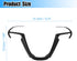 X AUTOHAUX ABS Plastic Carbon Fiber Pattern Black Interior Steering Wheel Cover Trim for Jeep Cherokee KL Grand Cherokee 2014-2020 Inner Decoratio...