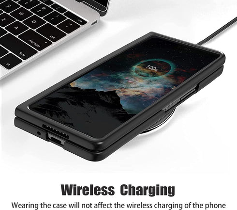 for Samsung Galaxy Z Fold 3 Phone Case, Slim Fit Hard PC Shockproof Drop Folding Stylish Protective Case for Samsung Galaxy Z Fold 3 5G 2021, Vint...