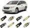 White LED Interior Lights Kit for Honda Odyssey 2011 2012 2013 2014 2015 2016 2017 Super Bright 6000K LED Interior Light Bulbs Package + License P...