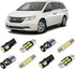White LED Interior Lights Kit for Honda Odyssey 2011 2012 2013 2014 2015 2016 2017 Super Bright 6000K LED Interior Light Bulbs Package + License P...