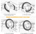 Carbon Fiber Car Steering Wheel Cover, Universal 15 inch Breathable Anti Slip Steering Wheel Covers, Car Interior Accessories for Men and Women, F...