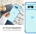 KANGHAR Compatible with Google Pixel 8 5G Case for Women Girl, Plating Edge Cute Love Heart Soft TPU Bumper with 4 Corners Shockproof Protection P...