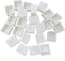 Honbay 24PCS White Plastic Watercolor Half Pans Empty Watercolor Paint Half Pans...