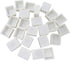 Honbay 24PCS White Plastic Watercolor Half Pans Empty Watercolor Paint Half Pans...
