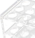 17mm Test Tube Rack with 18 Holes - Durable Transparent Centrifuge Tube Holder for 10ml and 15ml Test Tubes...