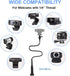 32 Inch Webcam Stand Camera Mount, Upgraded Thick Base Flexible Gooseneck Camera Stand Desk Webcam Mount Clamp for Logitech Webcam C930e C930 C920...