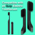 4-Pack Black Toothbrush Replacement Heads Compatible with Quip Electric Brush Head Refill for Quip Black...