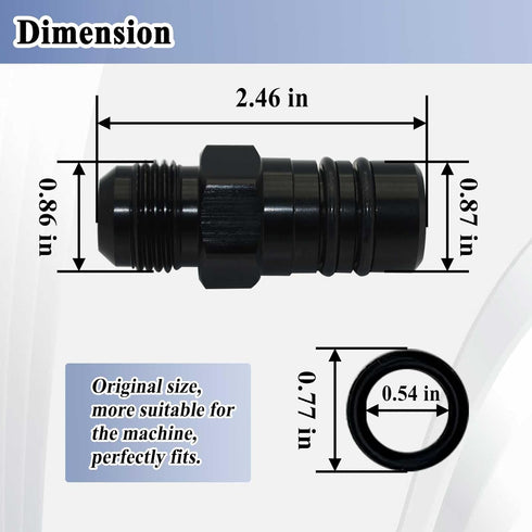 FPE-CTDA-10AN Turbo Drain Tube Adapter, Universal Fit...