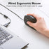 SANWA Wired Ergonomic Mouse, Optical Vertical Computer Mice, Reduce Wrist Strain, (1000/1600 Adjustable DPI, 6 Buttons) Compatible with MacBook, L...