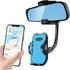 Car Rear View Mirror Phone Holder, 360° Rotatable Car Phone Holder Mount with Anti-Shake Design, Multifuctional Rearview Clip Mobile Mount Holder ...