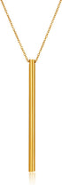 | ELYA Gold Plated Polished Bar Stainless Steel Pendant Necklace...