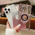 aowner for iPhone 13 Pro Max Glitter Case, Compatible with MagSafe, 120°Invisible Kickstand & Magnetic Ring Holder, Military Grade Shockproof Bump...