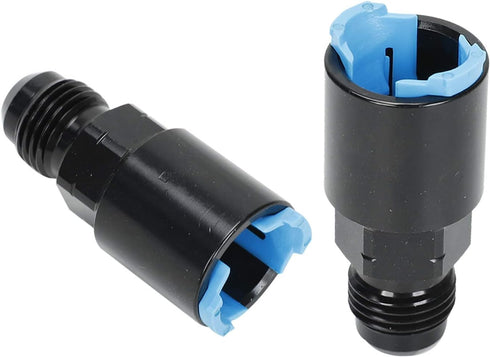 SUPERFASTRACING Fuel Rail Adapter Fittings Feed/Return -6AN EFI AN6 Push ON...