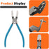 Universal Stainless Steel Fastener Cutter Pliers,Push Pin Pliers,Nail Pulling Pliers...