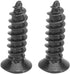 55mm/2.2in 1/10 Scale Rubber Tires & Wheel Rims AntiSkid Fit for D12 Model Parts (Silver S)...