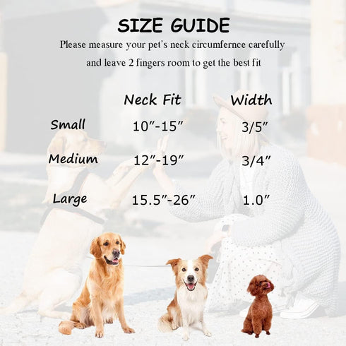 Soft Cotton Dog Collar with Metal Buckle Adjustable Heavy Duty Comfy Corduroy Collars for Small Medium Large Dogs,Brown,Medium...