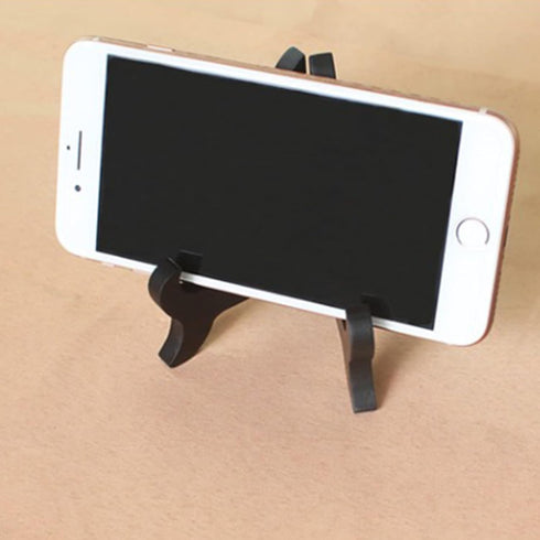 4 Pieces Black Wooden Easel Mahogany Finish Display Stand Plate Holder for Picture Frame Folding Display Stand (4 Inches)...