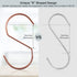 SumDirect 10pcs 4 Inch Rose Gold Flat S Hooks, Heavy Duty Stainless Steel S Shaped Hooks for Hanging...