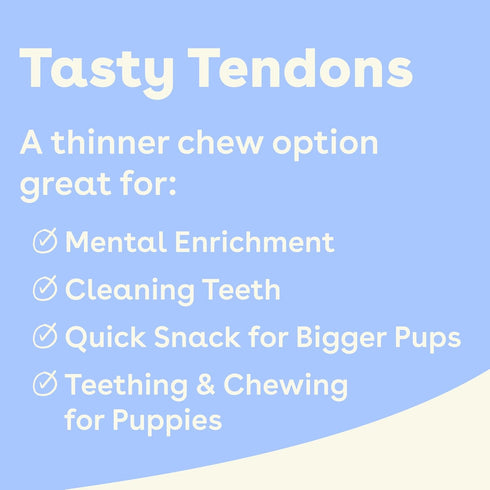 Pupford Turkey Tendon Dog Reward, High-Protein Chews for Healthy Teeth & Joints, Grain-Free, Made in The USA, Perfect for Training & Rewards, 100%...