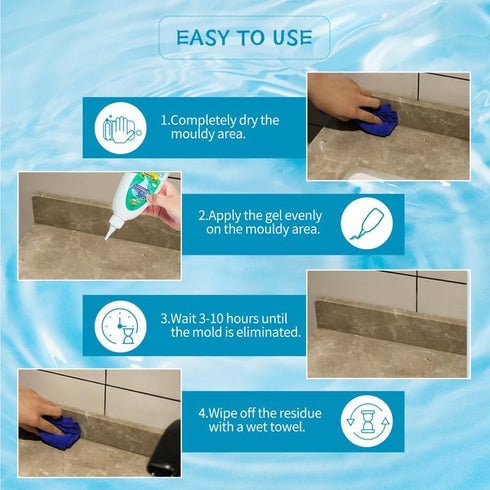 SOLFULL Home Black Stain Remover Gel Household Cleaner Gel for Bathroom Kitchen, Washing Machine, Refrigerator Strips, Grout Cleaner,Household Cle...