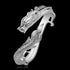 Fashion 925 Sterling Silver Antique Chinese Dragon Chic Lady Gentleman Bangle Bracelet...