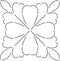 Quilting Creations Double Wedding Ring Design Quilt Stencil, 8-1/2 x 8-1/2"...