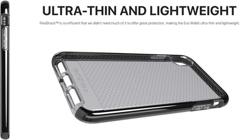 tech21 Protective Thin Evo Check Pattern Back Case Cover for Apple iPhone Xs Max, Smokey Black...