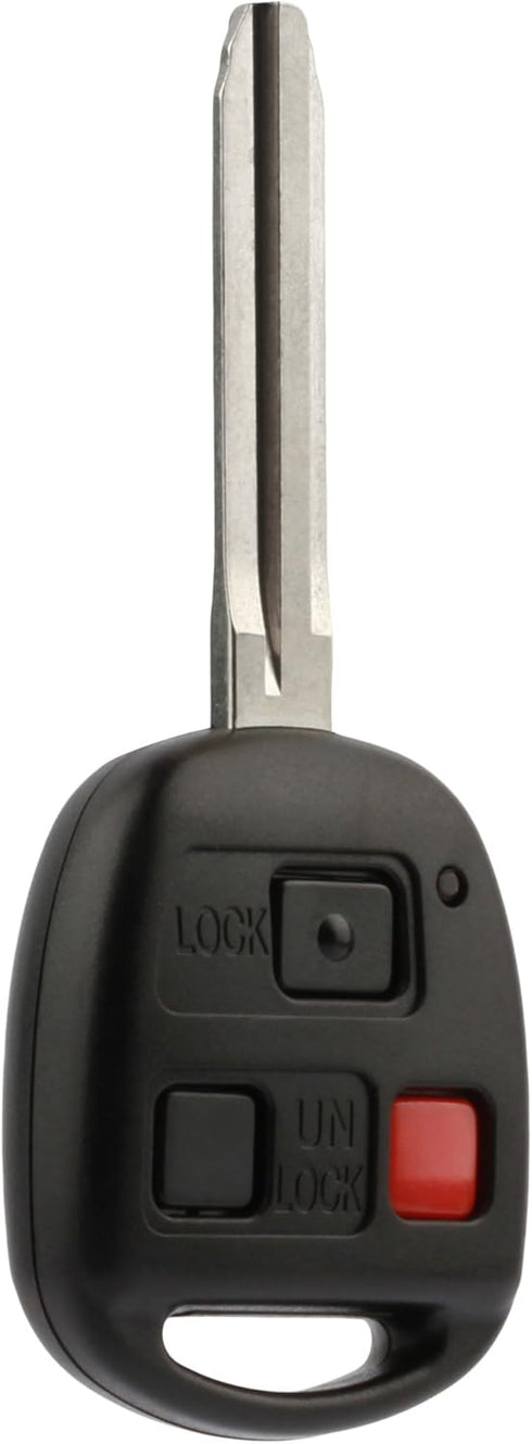 Car Key Fob Keyless Entry Remote fits Toyota 2008-2009 FJ Cruiser, 2003-2007 Land Cruiser (HYQ1512V)...