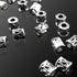 120pcs Tibetan Antique Silver Filigree Tube Beads 6mm in Dia. Column Spacer Loose Beads Hollow Charms Pendant DIY Bracelets(P233) Necklace Jewelry...
