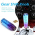 Shift Knob Head, Universal Acrylic Gear Shift Crystal Bubble Car Shifter Manual Car Gear Shift Knob Head Shifter Lever with 2 Mounting Adapters fo...