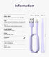 Ringke USB A to Lightning Charger Cable (1.2M / 3.94 FT) for High Speed Data Transfer, Fast Charging Pastel Cord Compatible with iPhone, iPad, and...