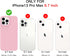 Designed for iPhone 13 Pro Max Case, Silicone Ultra Slim Shockproof Phone Case with Soft Anti-Scratch Microfiber Lining, [Enhanced Camera Protecti...