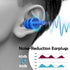 Ear Plugs for Sleeping Noise Cancelling, Reusable Silicone Sound Blocking Earplugs, Waterproof Noise Reduction Ear Plugs for Shooting, Swimming, C...