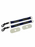 Chubuddy Navy Sublimated Chewy Holders Set of (2) – Durable, Safe, and Washable Chew Toy Tethers for Sensory Kids, Autism, ADHD, and Oral Motor Ne...