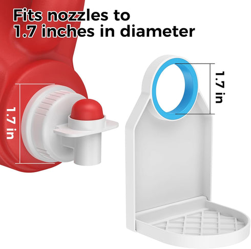 Laundry Detergent Cup Holder,Nozzle Upgraded Labor-Saving Switch Easily No More runny or Messy Laundry Detergent?Laundry Cup Holder and drip Tray...