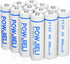 AA Rechargeable Batteries,1.2V 600mAh Ni-MH Double A Batteries,for Solar Lights and Household Devices,12 Pack...