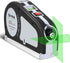 Green Laser Level, Qooltek Rechargeable Multipurpose Cross Line Laser Tool with Vertical and Horizontal Line 18FT/5.5M Measuring Tape...