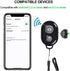Wireless Camera Shutter Remote Control for Smart Phones- Compatible with iOS/Android (2 Black)...
