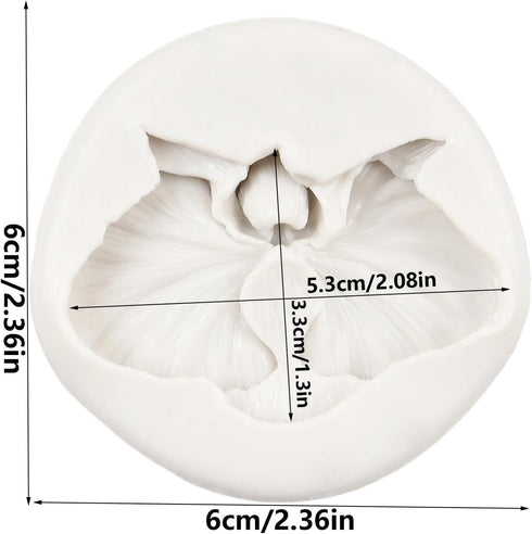 Orchid Flower Silicone Fondant Molds For Chocolate Cupcake Topper Cake Decoration Candy Sugar Craft Polymer Clay Gum Paste...