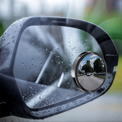 4 Pack Blind Spot Car Mirror 2 Inch Angle Adjustable HD Glass Round Side Rear View Convex Accessories with Frame for Car SUV Trucks Motorcycles...