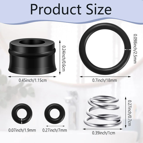 40 Pieces RP4993 Replacement Seats Springs and O Rings Faucet Stem Repair Kit Compatible with RP4993 Faucet Stem Replacement...