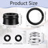 40 Pieces RP4993 Replacement Seats Springs and O Rings Faucet Stem Repair Kit Compatible with RP4993 Faucet Stem Replacement...