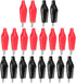 uxcell Alligator Clips Clamps, Crocodile Alligator Jumper Electric Test Clips Helper with Protective Insulation Cover for Circuit Testing, 20pcs...