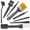 Small Portable Nylon Anti Static Brushes Electronics Computer Keyboard Laptop Cleaning Brush Kit (Black, Set of 8)......