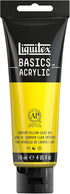 Liquitex BASICS Acrylic Paint, 118ml (4-oz) Tube, Cadmium Yellow Light Hue...