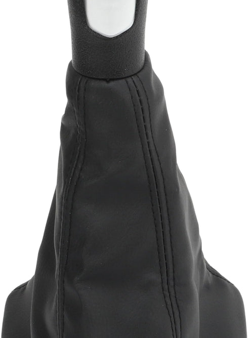Gear Shift Knob Cover Kit, Manual Gear Stick Shift Knob Black PU Cover Compatible with Chevy Spark...
