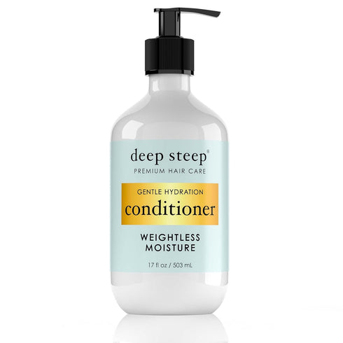Deep Steep Premium Hair Care Conditioner, 17oz (Weightless Moisture)...