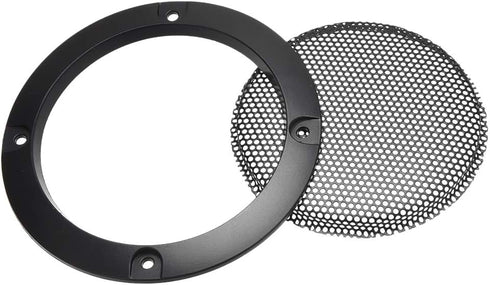 uxcell Speaker Grill Cover 2 Inch Mesh Decorative Circle Subwoofer Guard Protector Black 2pcs...