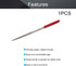 Utoolmart Diamond Needles File, 5mm x 180mm Round Diamond Needle File Set, 150 Grits Round Files Tools for Metal Glass Stone with Fine Sanding...