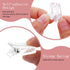15 Pcs Tapestry Wall Hanging Clips, Self Adhesive Clips Wall Clips Poster Hanger Shower Curtain Clips Double-Sided Adhesive Spring Clips for Blank...